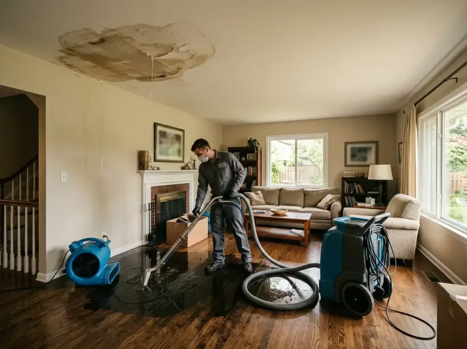 attic-pipe-burst-ceiling-drip-008 — frequently asked questions, Water Damage Restoration & Carpet Care in Plainfield, IN